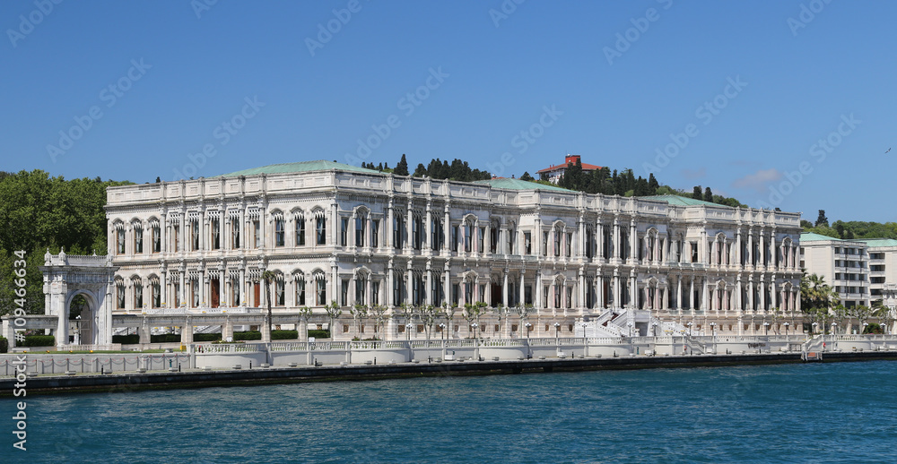Ciragan Palace in Istanbul City, Turkey