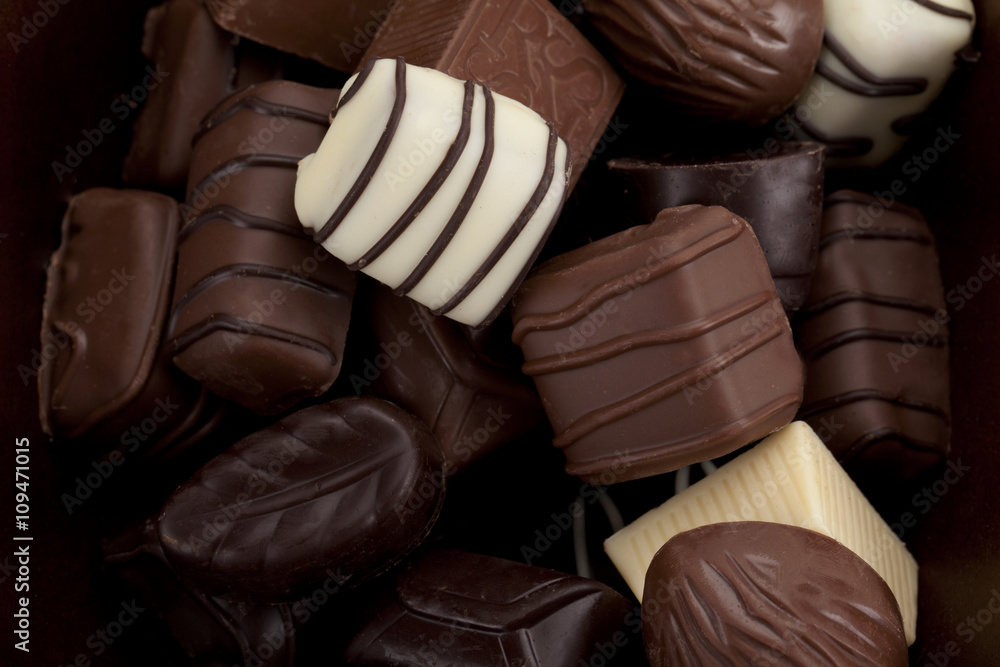 Naklejka premium yummy chocolates