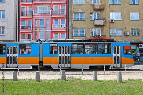 Old tram in Sofia - Bulgaria