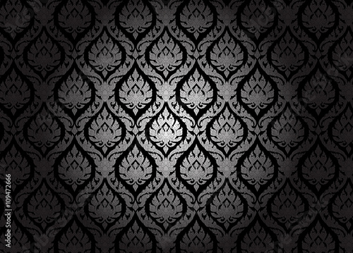 Thai traditional art. Thai Art Background, Thai art pattern.vector 