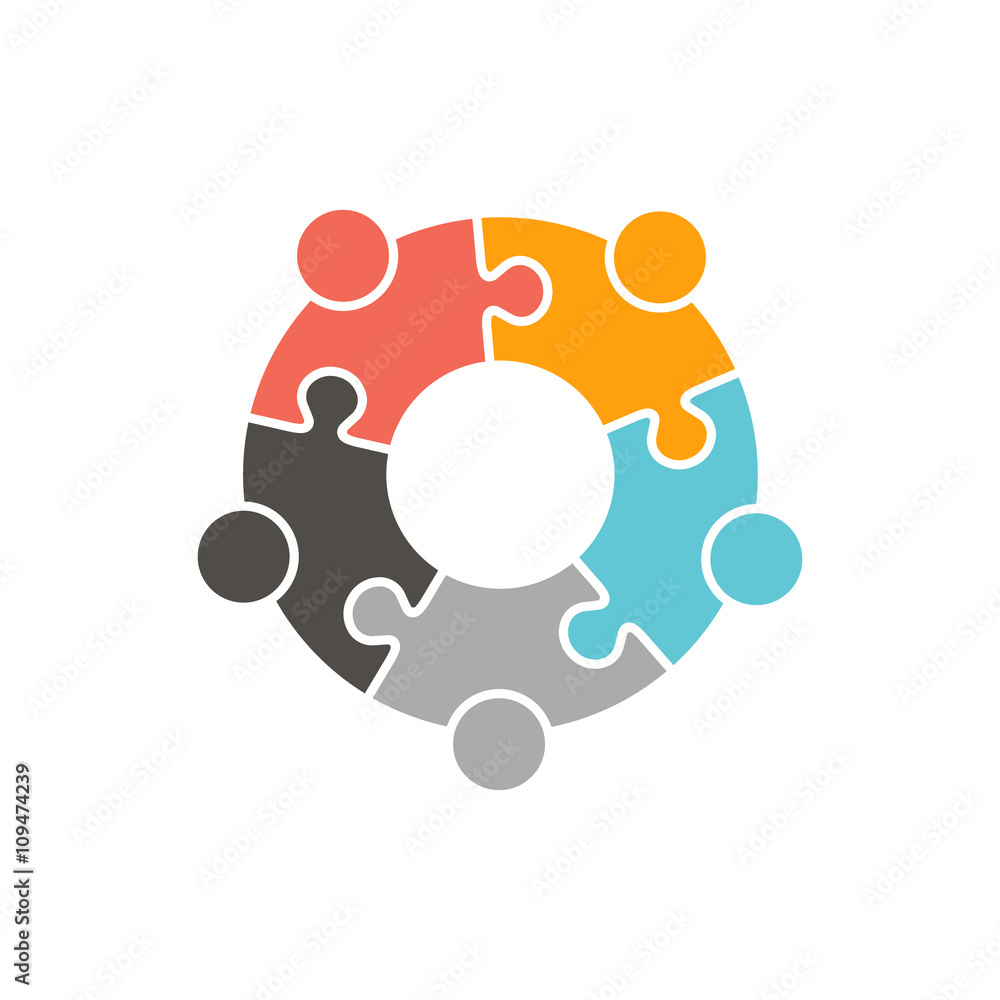People Family logo Stock Vector | Adobe Stock