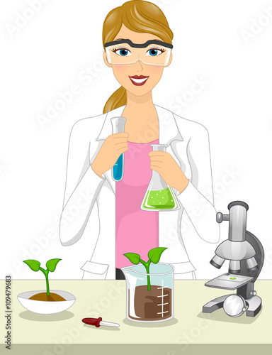 Girl Agricultural Scientist