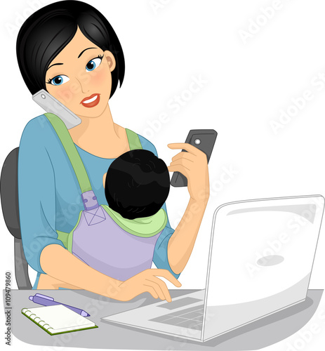 Girl Mom Work