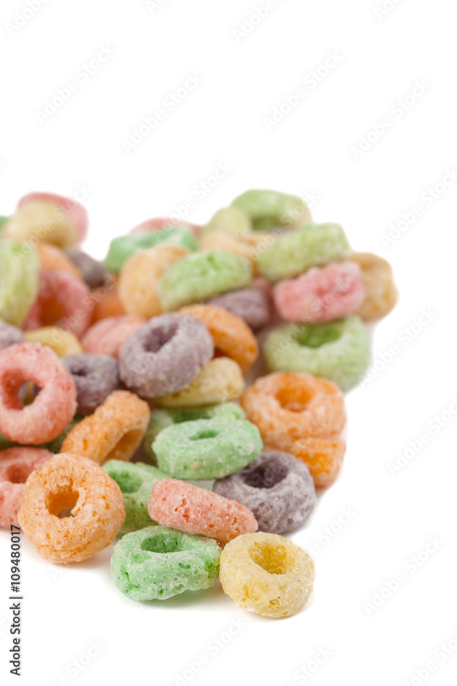colorful cereals