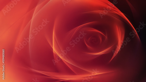 Obraz na płótnie abstrakcyjna czerwona róża