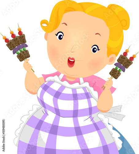 Girl Barbecue Apron