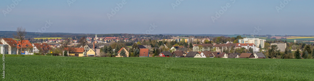 Fototapeta premium Panorama von Werdau