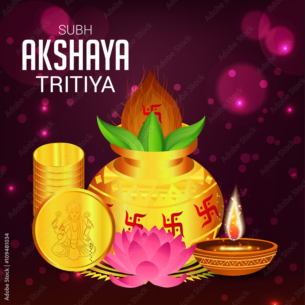 Fototapeta premium Akshaya Tritiya celebration.