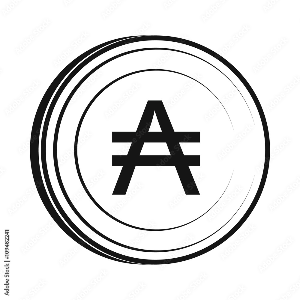 Austral icon, simple style Austral icon, simple style