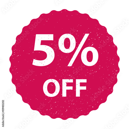 5 percent off sale