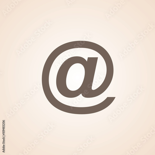 Icon Of E-Mail Address .