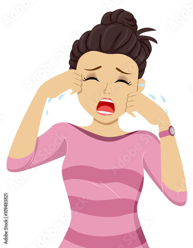 Teen Girl Crying