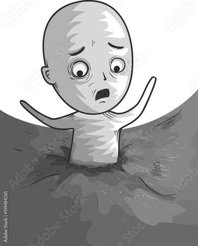 Man Quicksand