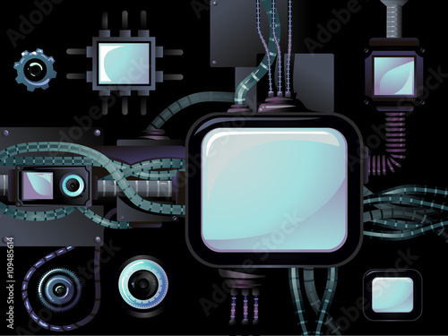 Cyberpunk Screens Design