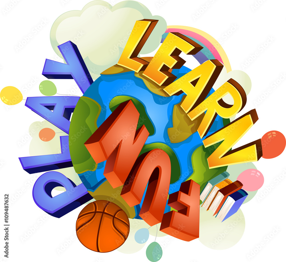 Text Earth Learn Play Fun Text Earth Learn Play Fun