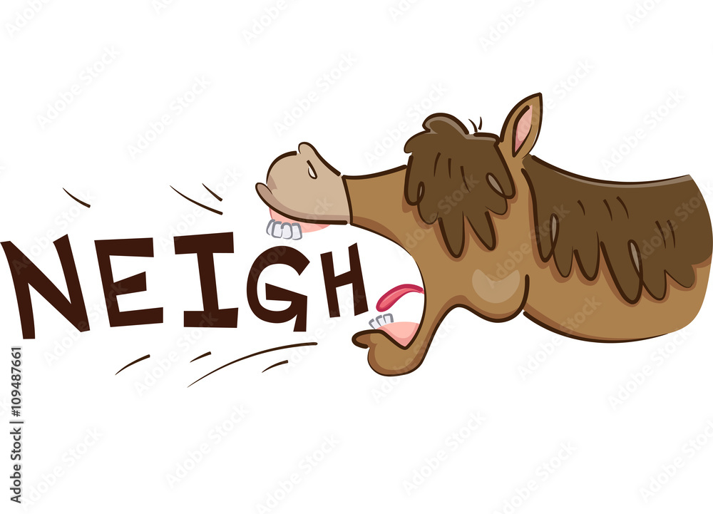 Horse Neigh Stock Vektorgrafik Adobe Stock Horse Neigh Stock Vektorgrafik Adobe Stock