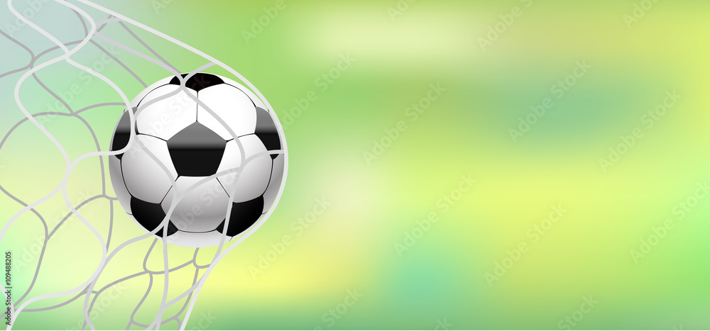 Obraz premium Fussball Hintergrund