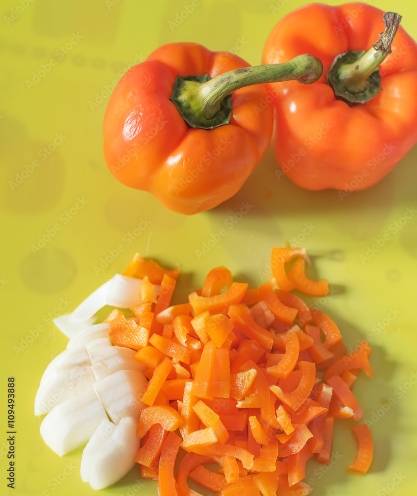 orange bell peppers
