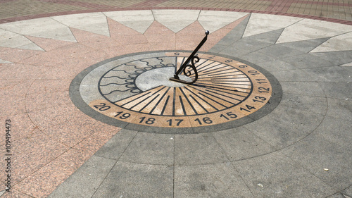 Sundial on the waterfront 