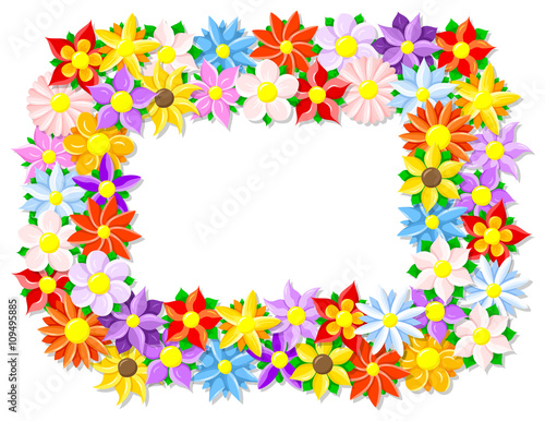 Blumen Rahmen 