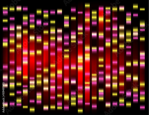 An abstract example of DNA fingerprinting,