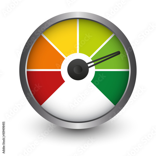 Barometer Speedometer 6 Segemente