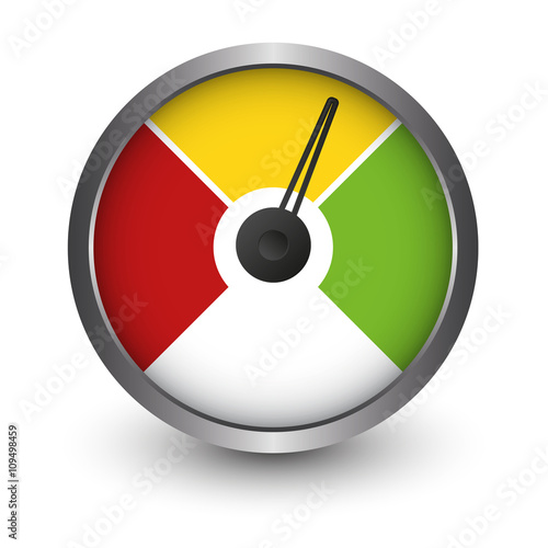 Barometer Speedometer 3 Segmente