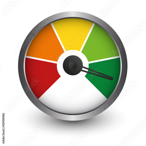 Barometer Speedometer 5 Segmente
