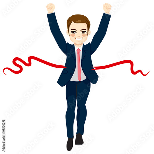 Businessman Success Winner Concept