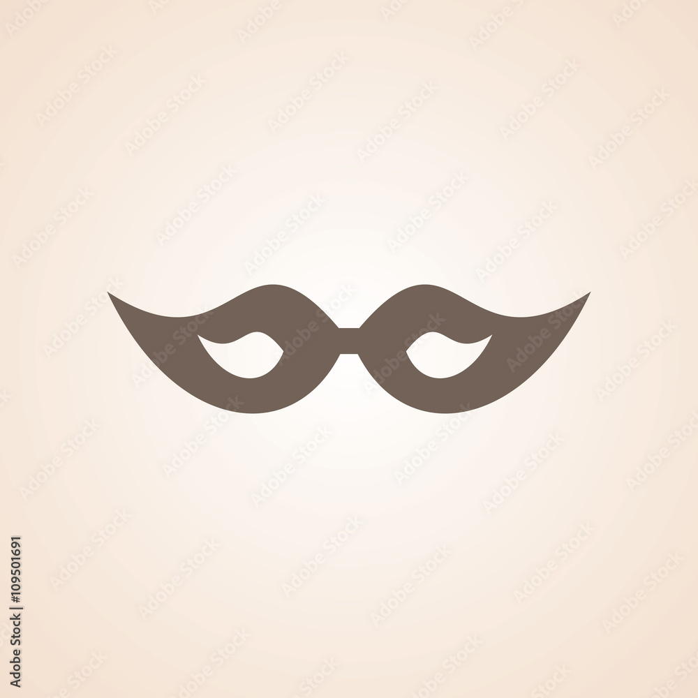 Icon Of Carnival Mask. Icon Of Carnival Mask.