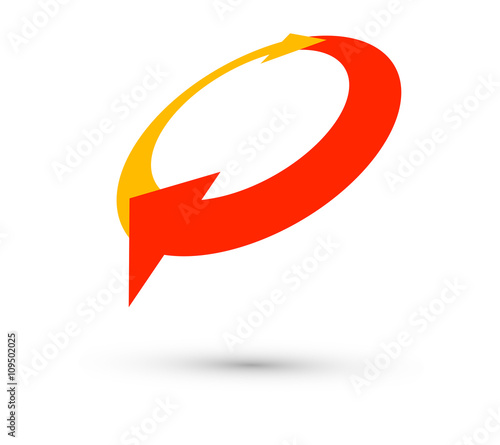 icona frecce, girare, giro, loop