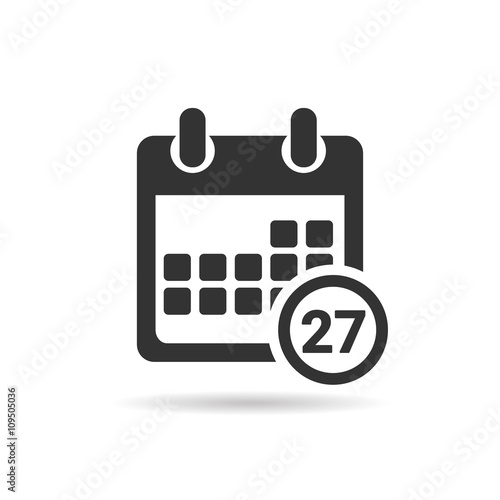 Calendar icon vector illustration , Calendar Icon , Calendar 27