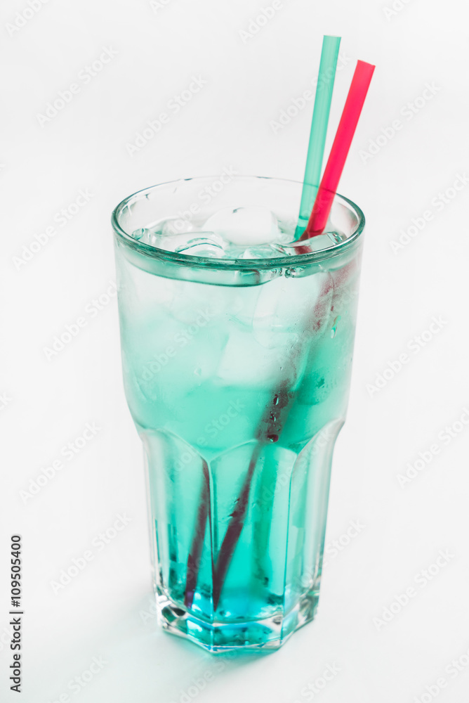 cocktail on the white background cocktail on the white background