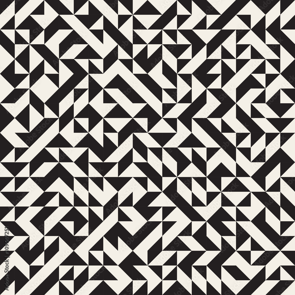 Vector Seamless Jumble Triangles Geometric Pattern Vector Seamless Jumble Triangles Geometric Pattern