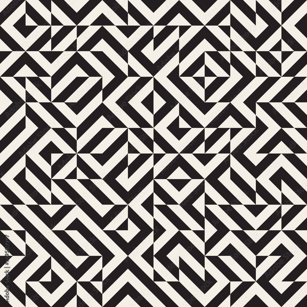 Vector Seamless Jumble Rectangles Geometric Pattern Vector Seamless Jumble Rectangles Geometric Pattern
