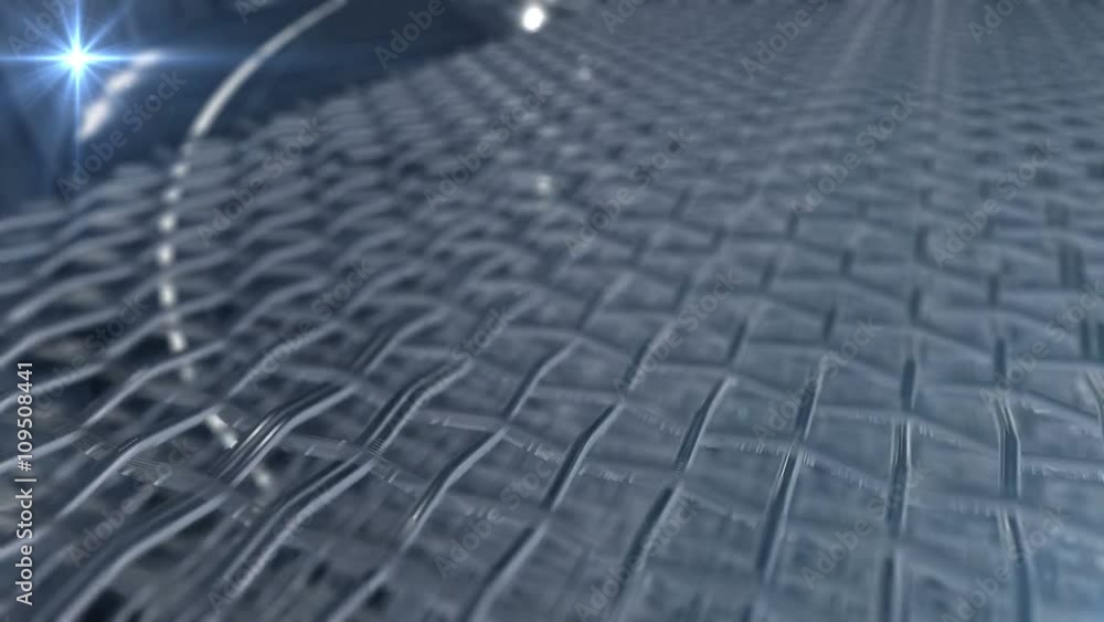 Seamless looping abstract 3D metallic industrial background animation Seamless looping abstract 3D metallic industrial background animation