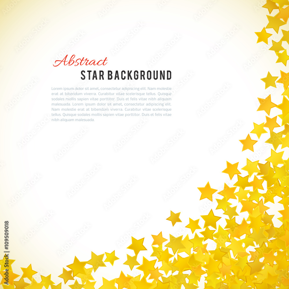 Abstract yellow star background. Vector illustration Abstract yellow star background. Vector illustration