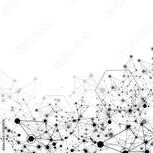 Global Network On White Background - Vector Illustration, Graphic Design Useful For Your Design