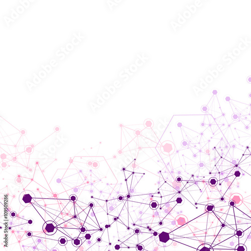 Global Network On White Background - Vector Illustration, Graphic Design Useful For Your Design