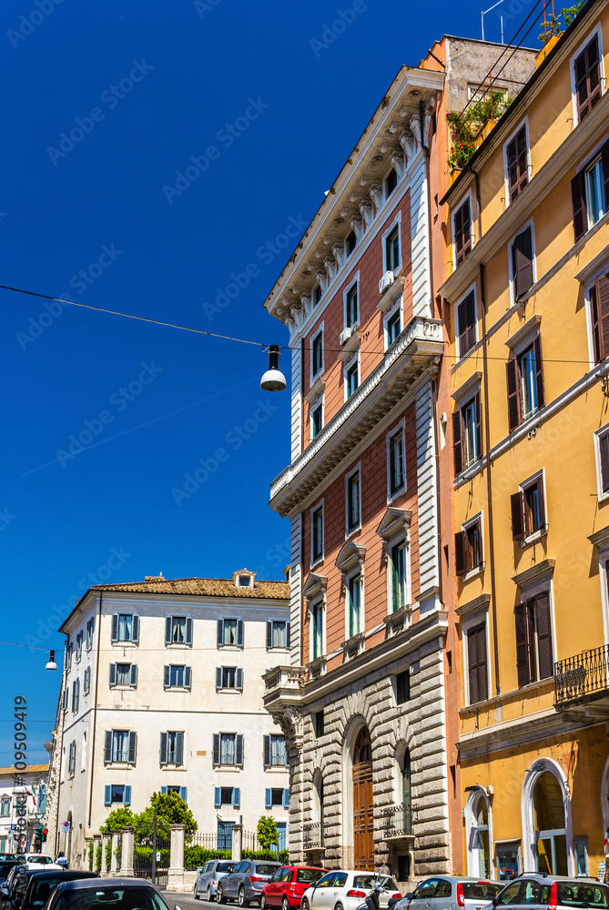 Buildings in the city centre of Rome