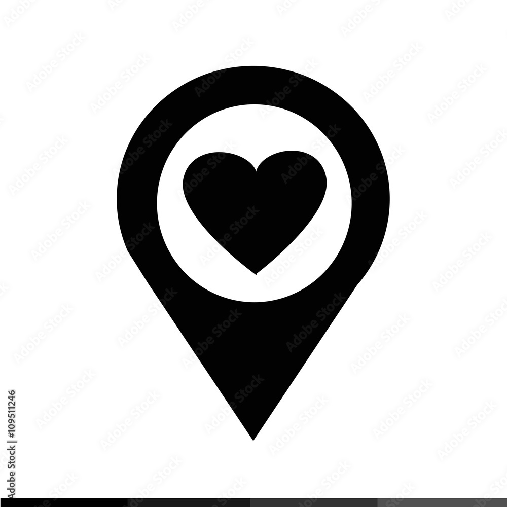 Location Pin Icon Illustration design Location Pin Icon Illustration design