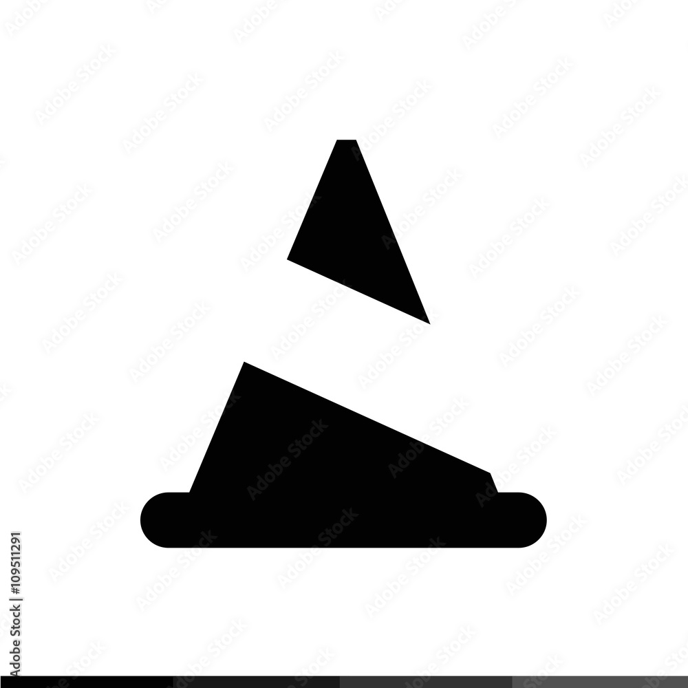 traffic cone icon Illustration design traffic cone icon Illustration design