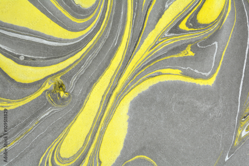 Obraz premium Ebru, Turkish marbling art background. On highly textured paper. Traditional Turkish ebru technique. Painting on water.