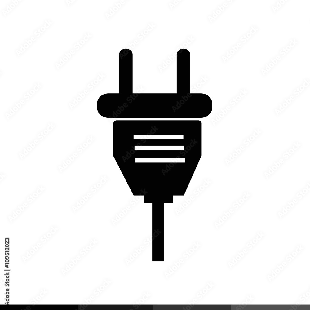 Electric plug icon Illustration design Electric plug icon Illustration design