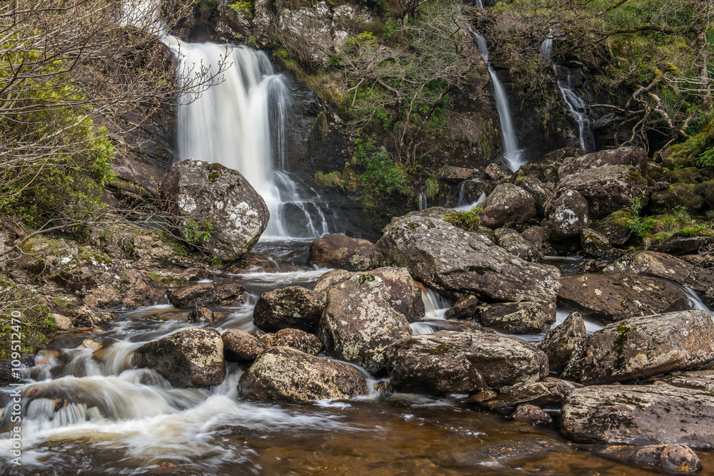 Fototapeta premium Inversnaid Waterfalls
