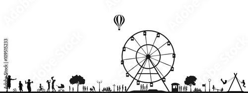 Silhouette Riesenrad