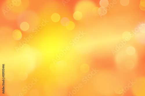 intense fresh bokeh effects with beam of light in shades of yellow, orange and white