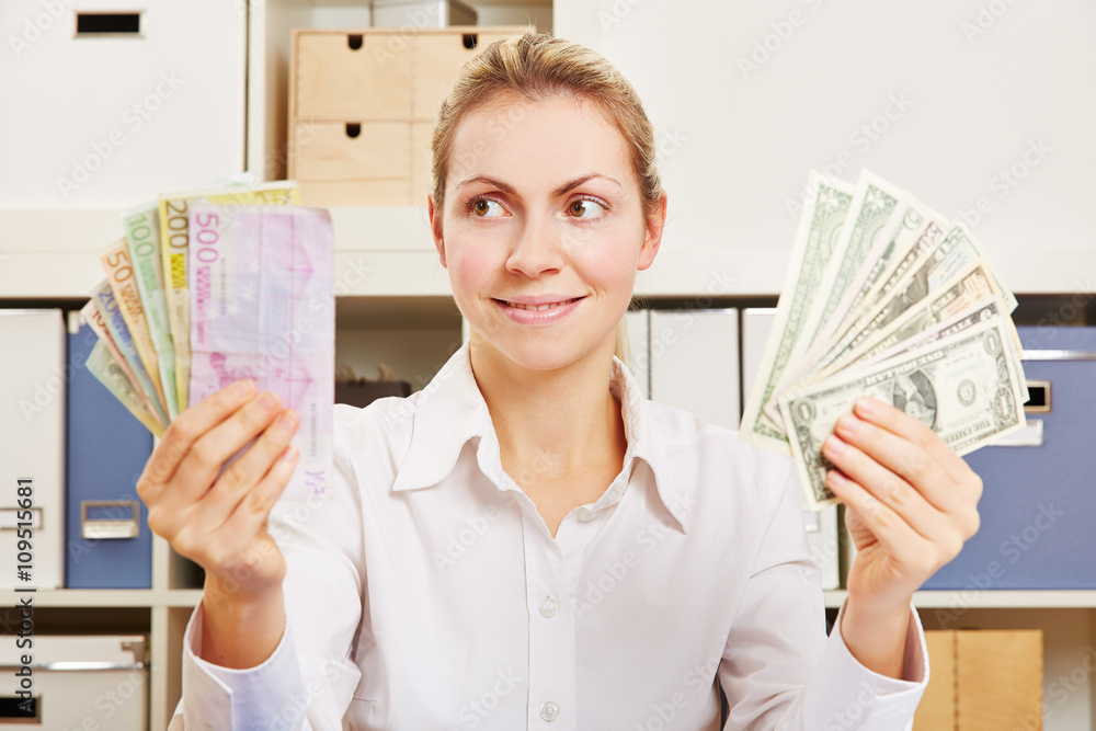 wechselkurs-zwischen-dollar-und-euro-stock-photo-adobe-stock