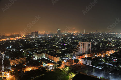 Panorama von Bangkok bei Nacht © st1909