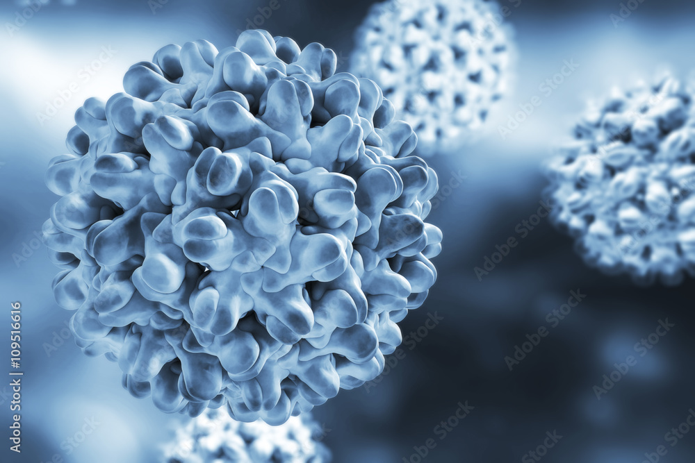 Hepatitis B virus on colorful background, 3d illustration. A model is built using data of viral macromolecular structure furnished by Protein Data Bank (PDB 4G93) Hepatitis B virus on colorful background, 3d illustration. A model is built using data of viral macromolecular structure furnished by Protein Data Bank (PDB 4G93)